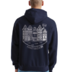 Amsterdam - Hoodie - Deep Navy - Ryg