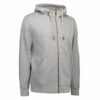 CORE full zip hoodie Herre grey