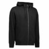 CORE full zip hoodie Herre sort