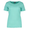 Interlock T-shirt dame farvet