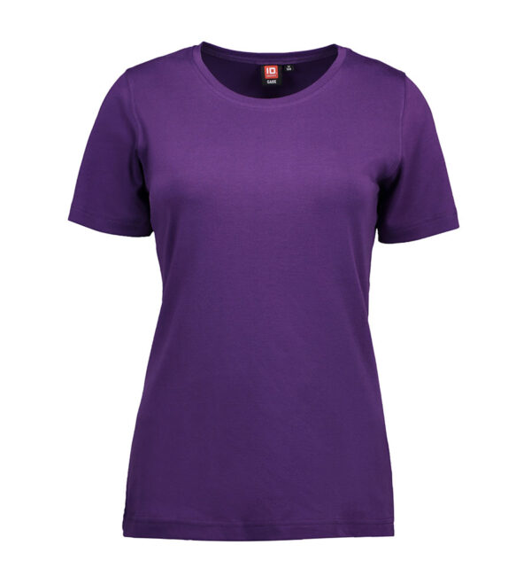 Interlock T-shirt dame lilla