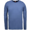 Interlock T-shirt langærmet indigo