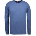 Interlock T-shirt langærmet indigo