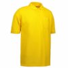 Poloshirt med lomme gul