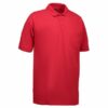 Poloshirt med lomme rød