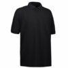 Poloshirt med lomme sort