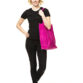 Kraftig Mulepose med langestropper pink