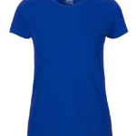 Økologisk Dame Fit T-shirt blå