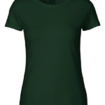Økologisk Dame Fit T-shirt grøn