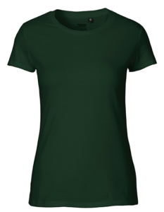 Økologisk Dame Fit T-shirt grøn