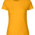 Økologisk Dame Fit T-shirt gul