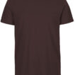 Økologisk Herre fit T-shirt brun