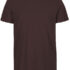 Økologisk Herre fit T-shirt brun