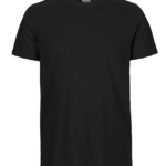 Økologisk Herre fit T-shirt sort
