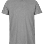 Økologisk Herre fit T-shirt sport grå