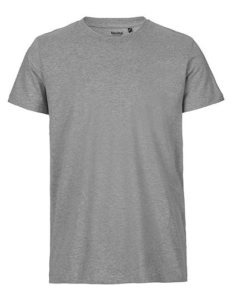 Økologisk Herre fit T-shirt sport grå