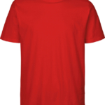 Økologisk Unisex Regular T-Shirt rød