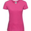 fuchsia Ladies´ Slim Tee med tryk eller print