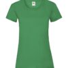 kelly green Fruit of the loom lady t-shirt med tryk
