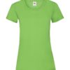 Lime Fruit of the loom lady t-shirt med tryk