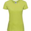 lime grøn Ladies´ Slim Tee med tryk eller print