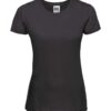sort Ladies´ Slim Tee med tryk eller print