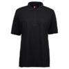 Klassisk dame poloshirt sort