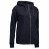 CORE full zip hoodie dame navy