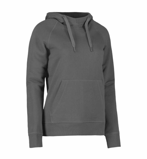 CORE hoodie dame silver grey