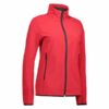 Funktionel softshell damejakke rød