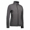 Funktionel softshell damejakke silver grey