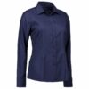 Non Iron dameskjorte slim fit navy