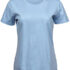 Sof T-shirt Dame light blå
