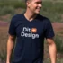 Økologisk Herre V-hals T-shirt
