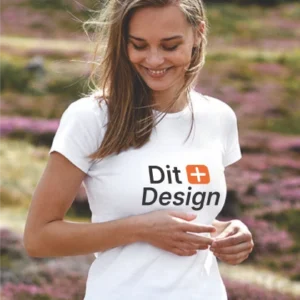 Økologisk interlock dame t-shirt