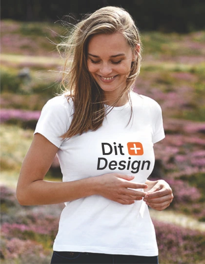 Økologisk interlock dame t-shirt