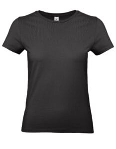 Sort kortærmet t-shirt, præsenteret mod en hvid baggrund. T-shirten har en rund halsudskæring og et enkelt design uden print eller mønstre.