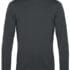 En mørkegrå sweatshirt med lange ærmer ligger fladt mod en hvid baggrund. Sweatshirten har en simpel design uden logoer eller mønstre.