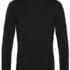 En sort langærmet sweatshirt, hænger fladt mod en hvid baggrund. Trøjen har en rund halsudskæring og ribstrikkede ærmekanter, uden synlige logoer eller mønstre.