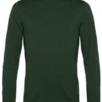 Grøn sweatshirt med lange ærmer og rund hals, vises i en neutral baggrund uden mærkbar tekstur eller objekter i omgivelserne.