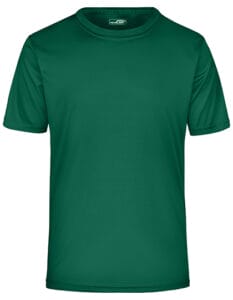 Grøn t-shirt med korte ærmer fra mærket ProAct. Trøjen er ensfarvet og har en rund halsudskæring. Den vises mod en hvid baggrund.