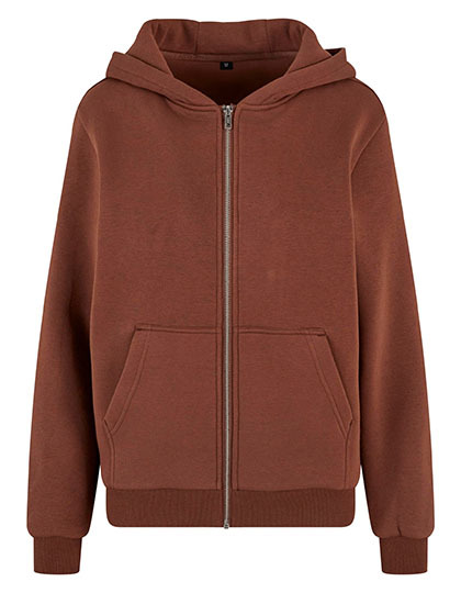 Ladies Fluffy Zip Hoody