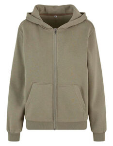 Ladies Fluffy Zip Hoody
