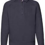 Klassisk sweatshirt zip neck – unisex