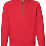 Klassisk sweatshirt zip neck – unisex