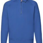 Klassisk sweatshirt zip neck – unisex