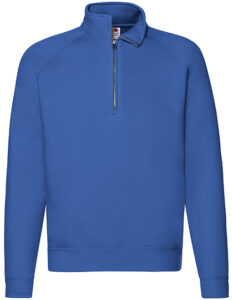 Klassisk sweatshirt zip neck – unisex