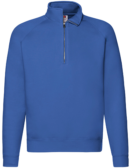 Klassisk sweatshirt zip neck – unisex