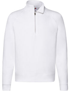 Klassisk sweatshirt zip neck – unisex