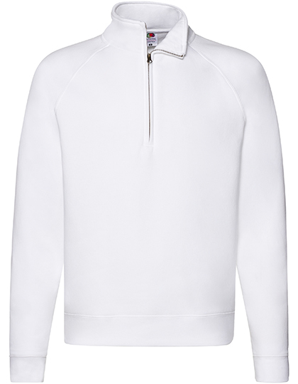 Klassisk sweatshirt zip neck – unisex